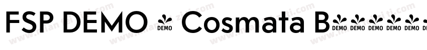 FSP DEMO - Cosmata B字体转换